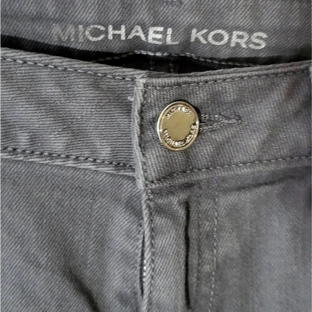 Michael Kors skinny high rise rolled cuff‎ jeans 4